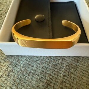 Jaxxon Gold Ace Cuff Bracelet